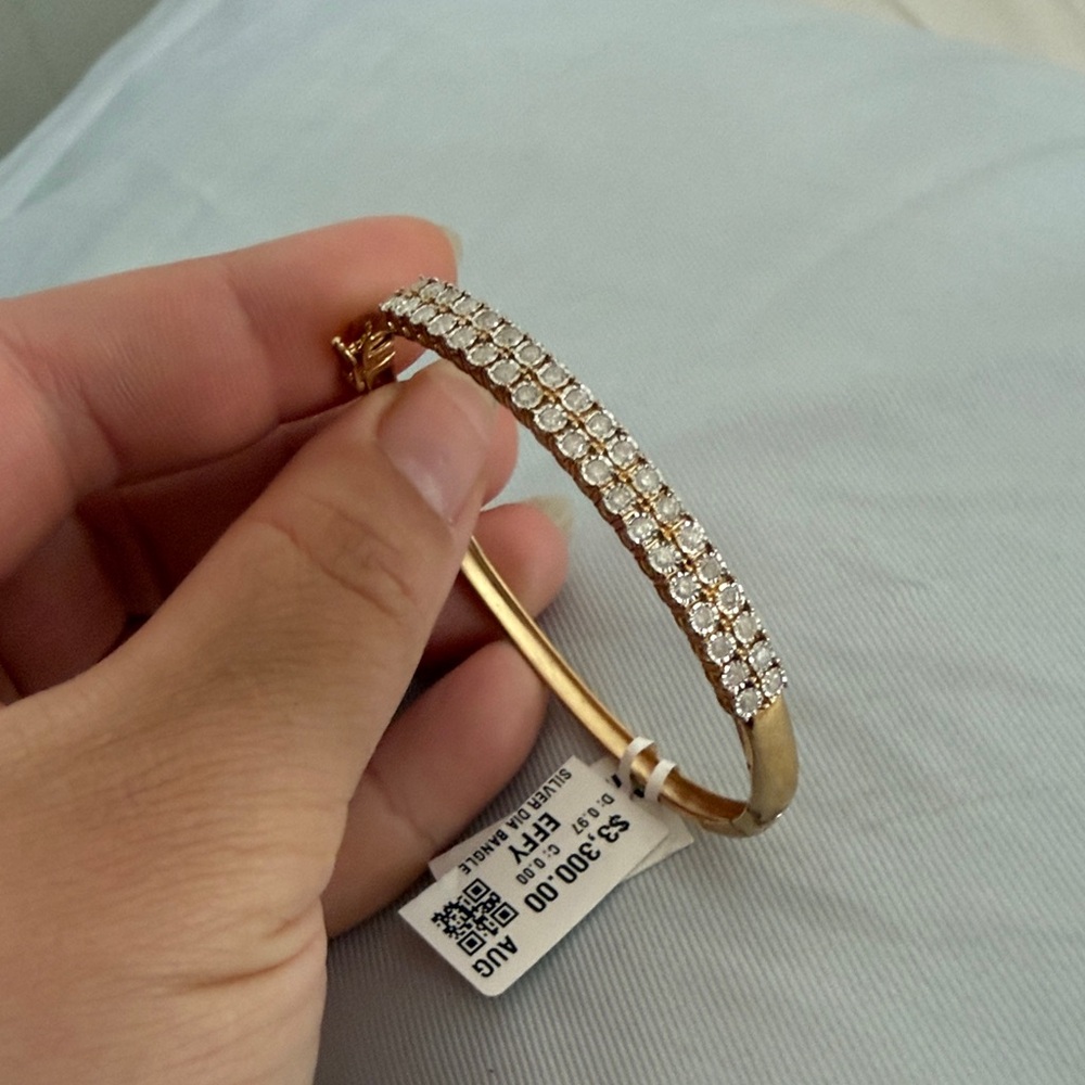 Natural diamond bracelet